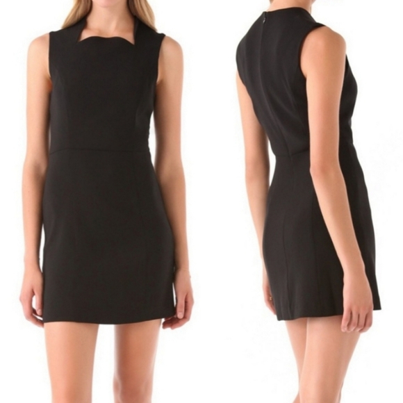 Theyskens Theory Mini Black Dress Size 0/34 - Picture 1 of 9